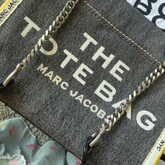 Marc Jacobs Denim and Cream Tote - Picture 5 of 6